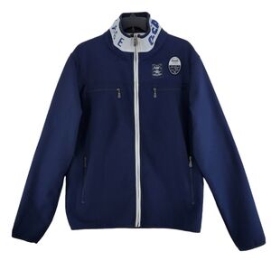 AIDA Jacket Oceanic Voyage Womens M Navy Blue Zip Up Ltd Cruise Collection